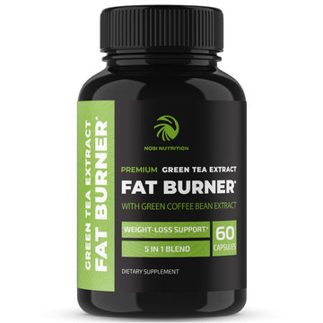 Green Tea Weight Loss Pills with Green Coffee Bean Extract | Belly Fat Burner, Metabolism Nobi Nutrition Au supplements
