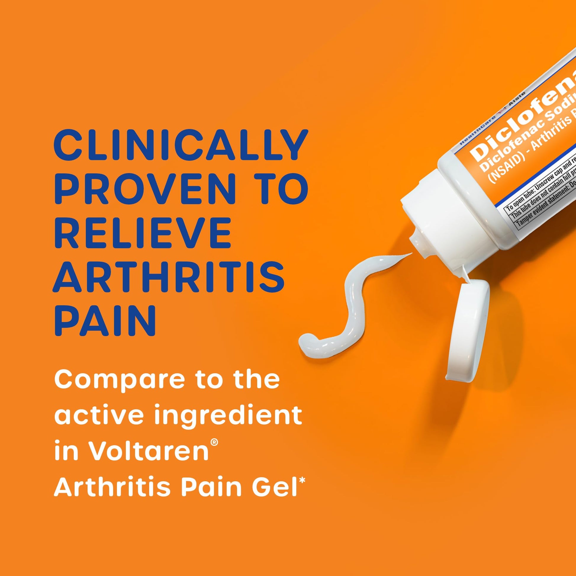 HealthCareAisle Diclofenac Gel, 1%, Arthritis Pain Relief - 150 g tube - Original Prescription Strength (NSAID) HealthCareAisle Au supplements