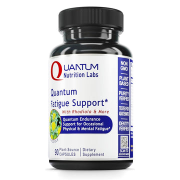 QNL Quantum Fatigue Support - Vegan Rhodiola Rosea Root Supplement, Organic Adaptogen Blend for Occasional Physical & Cognitive Stress - 90 Plant-Based Capsules Quantum Nutrition Au supplements