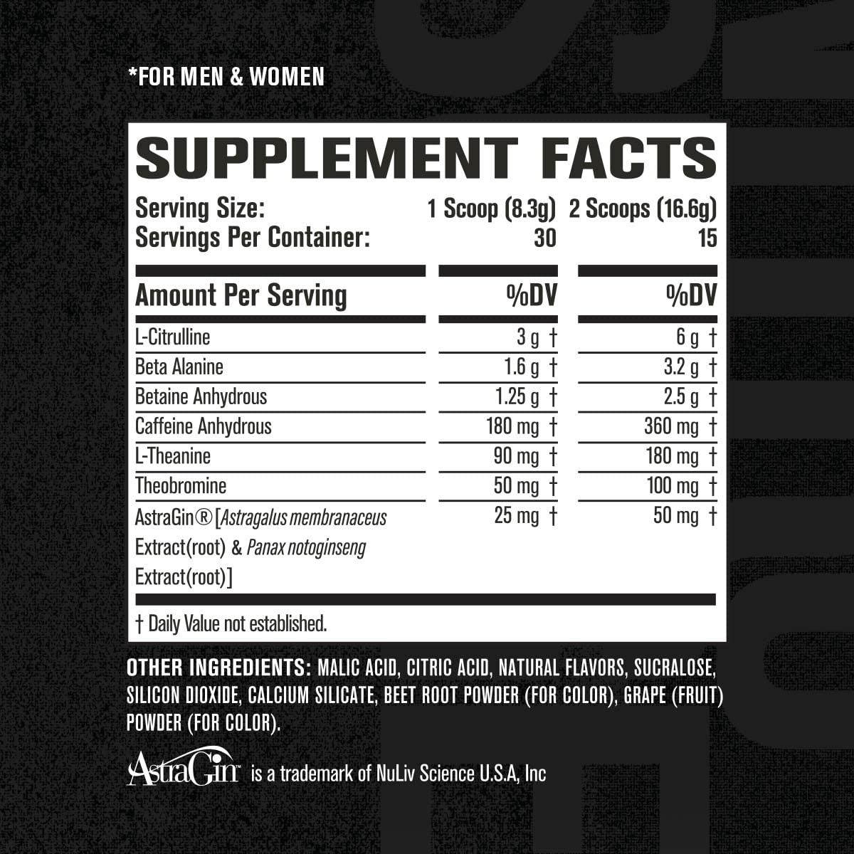 NITROSURGE Pre Workout Supplement - Endless Energy, Instant Strength Gains Jacked Factory Au supplements