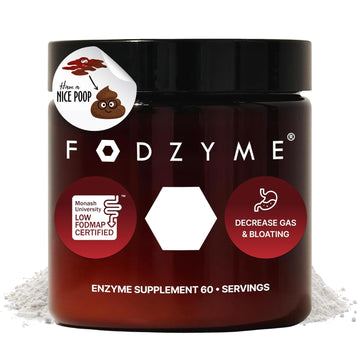 FODZYME® Home Kit Digestive Enzymes for Gut Health, Relief for Bloating, Gas, Constipation, Diarrhea, Abdominal Pain, Low FODMAP, 60 Dose FODZYME Au supplements