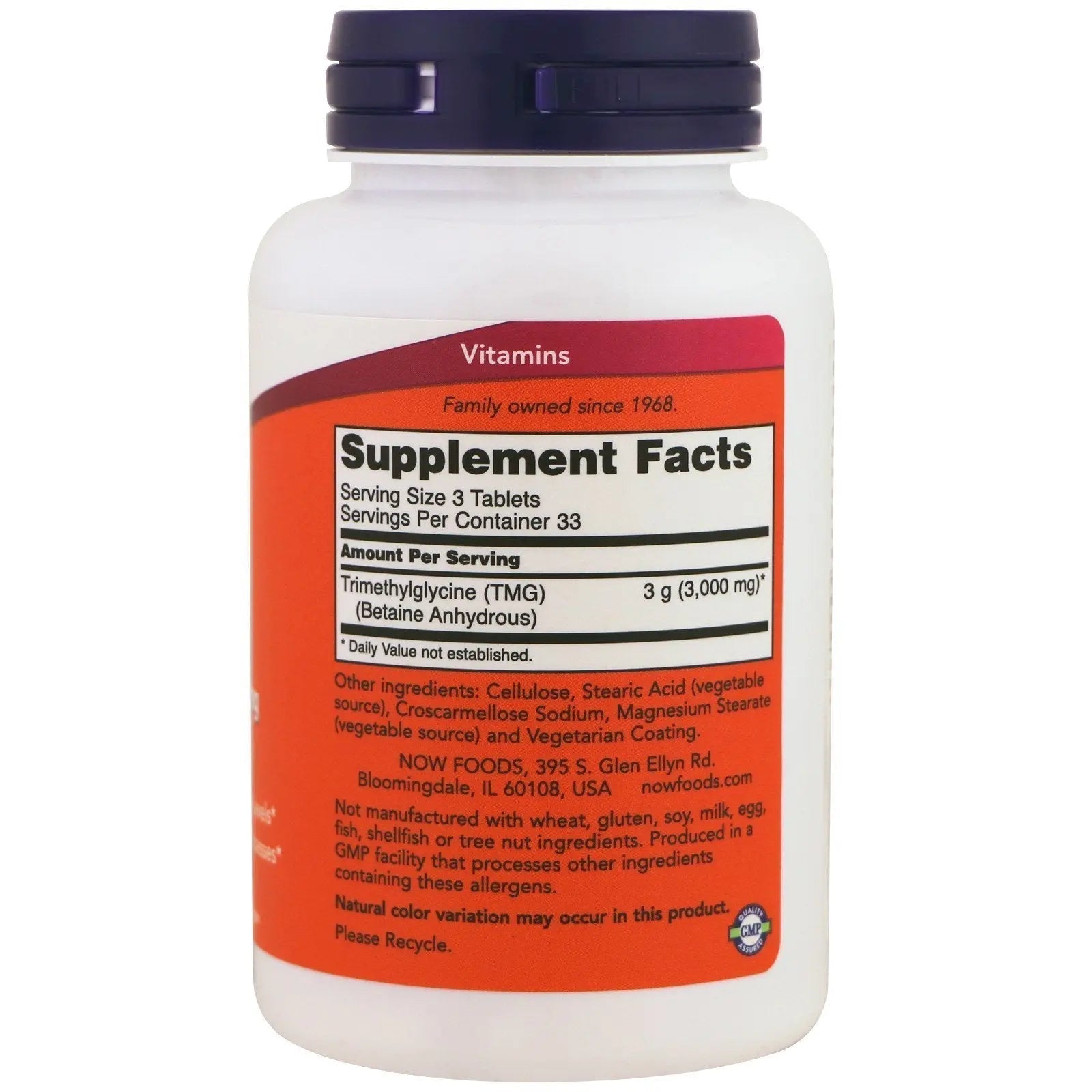 NOW TMG 1000mg, 100 Count (Pack of 2) NOW Foods Au supplements