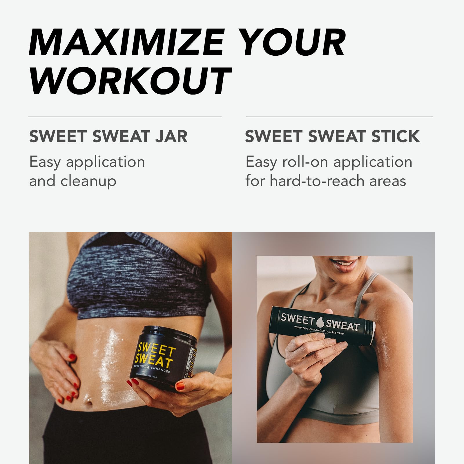 Sweet Sweat Workout Enhancer Roll-On Gel Stick - Sweat Harder and Faster Sports Research Au supplements