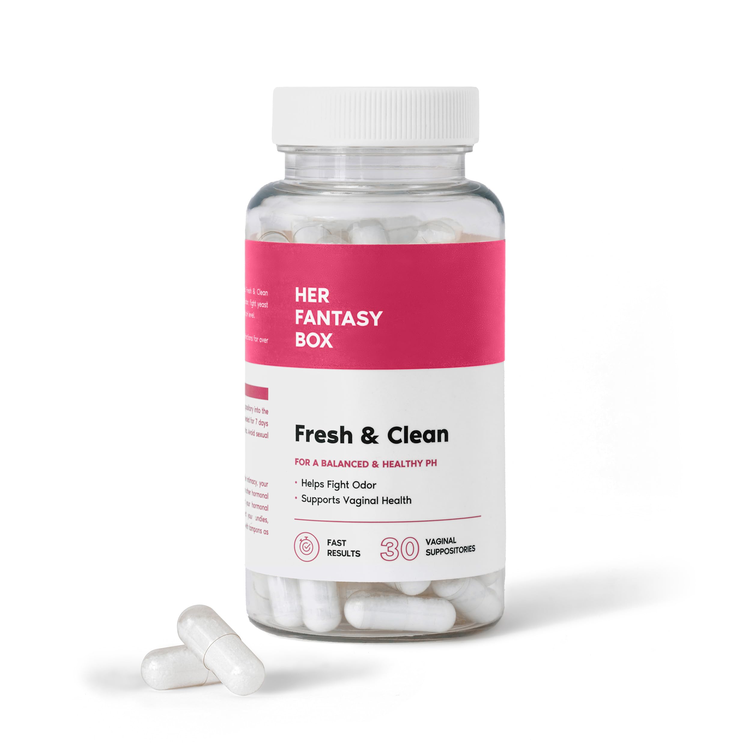 Her Fantasy Box | Fresh & Clean pH Restore Vaginal Suppositories - Natural Vaginal Health Support Her Fantasy Box Au supplements
