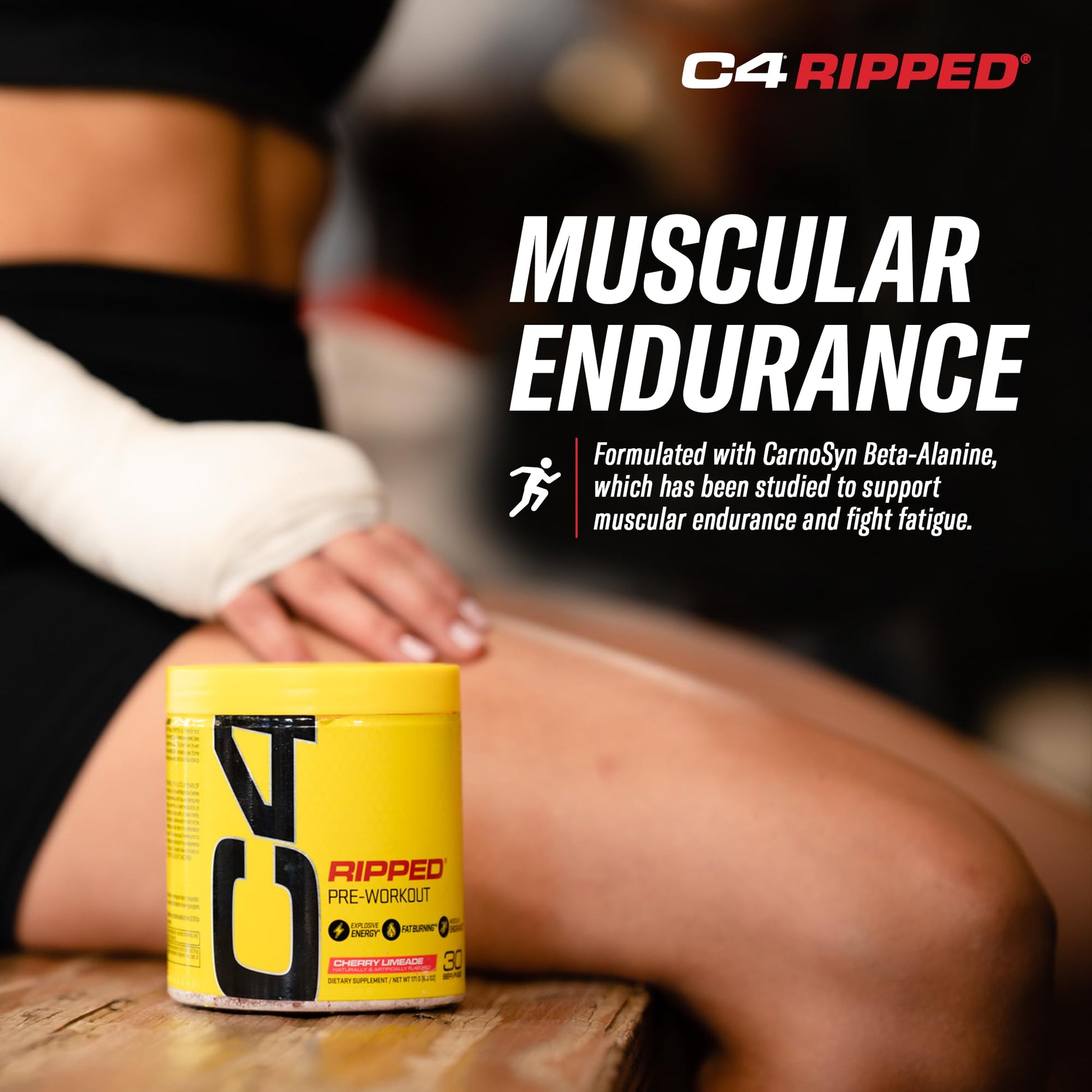 Cellucor C4 Ripped Pre Workout Powder Cherry Limeade | Creatine Free + Sugar Free Cellucor Au supplements