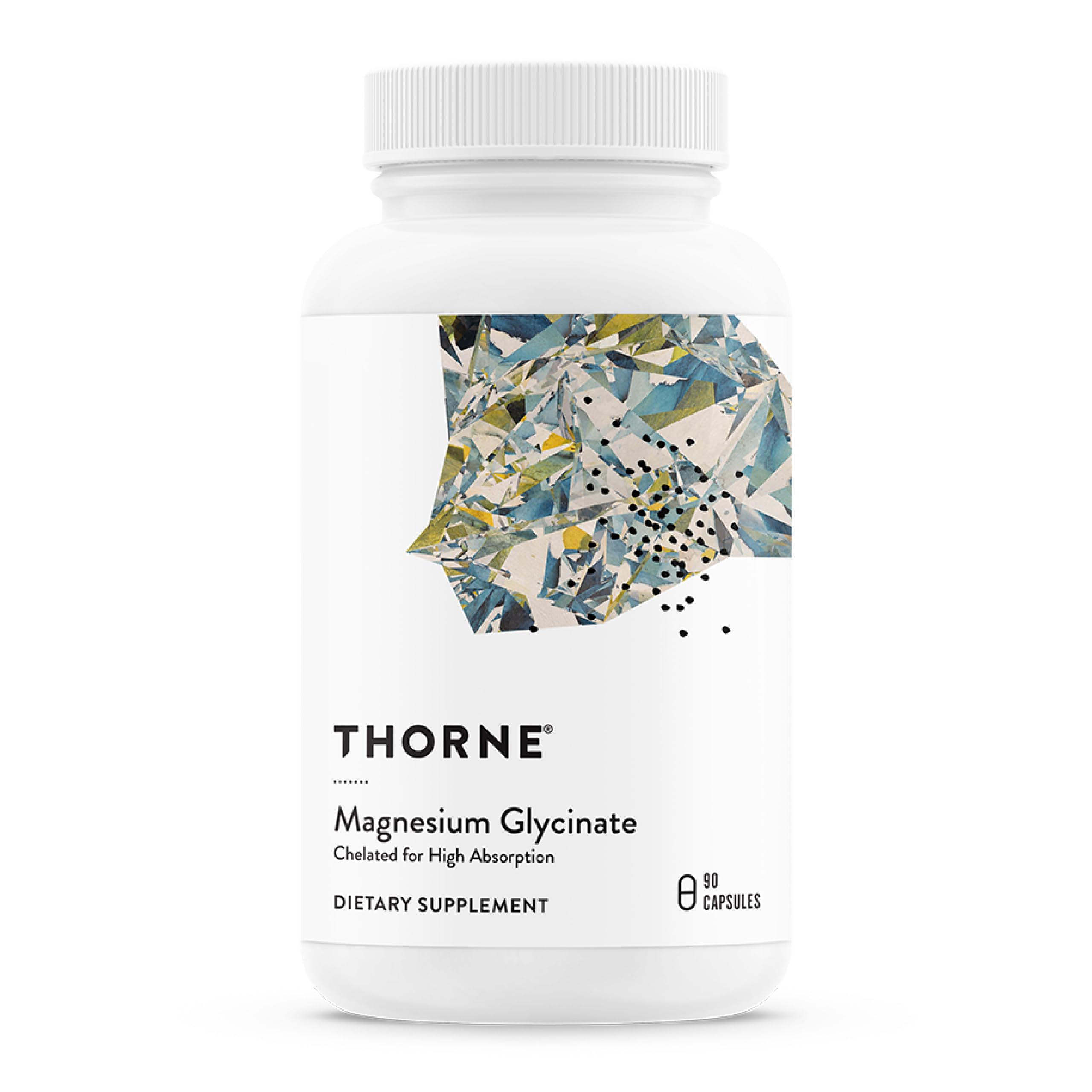THORNE - Magnesium Glycinate - Supports Restful Sleep, Muscle Relaxation, Heart Health & Metabolism* - Chelated Magnesium Capsules - Third-Party Certified - Gluten, Dairy & Soy-Free - 90 Servings THORNE Au supplements
