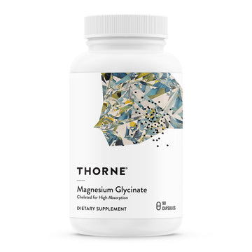 THORNE - Magnesium Glycinate - Supports Restful Sleep, Muscle Relaxation, Heart Health & Metabolism* - Chelated Magnesium Capsules - Third-Party Certified - Gluten, Dairy & Soy-Free - 90 Servings THORNE Au supplements