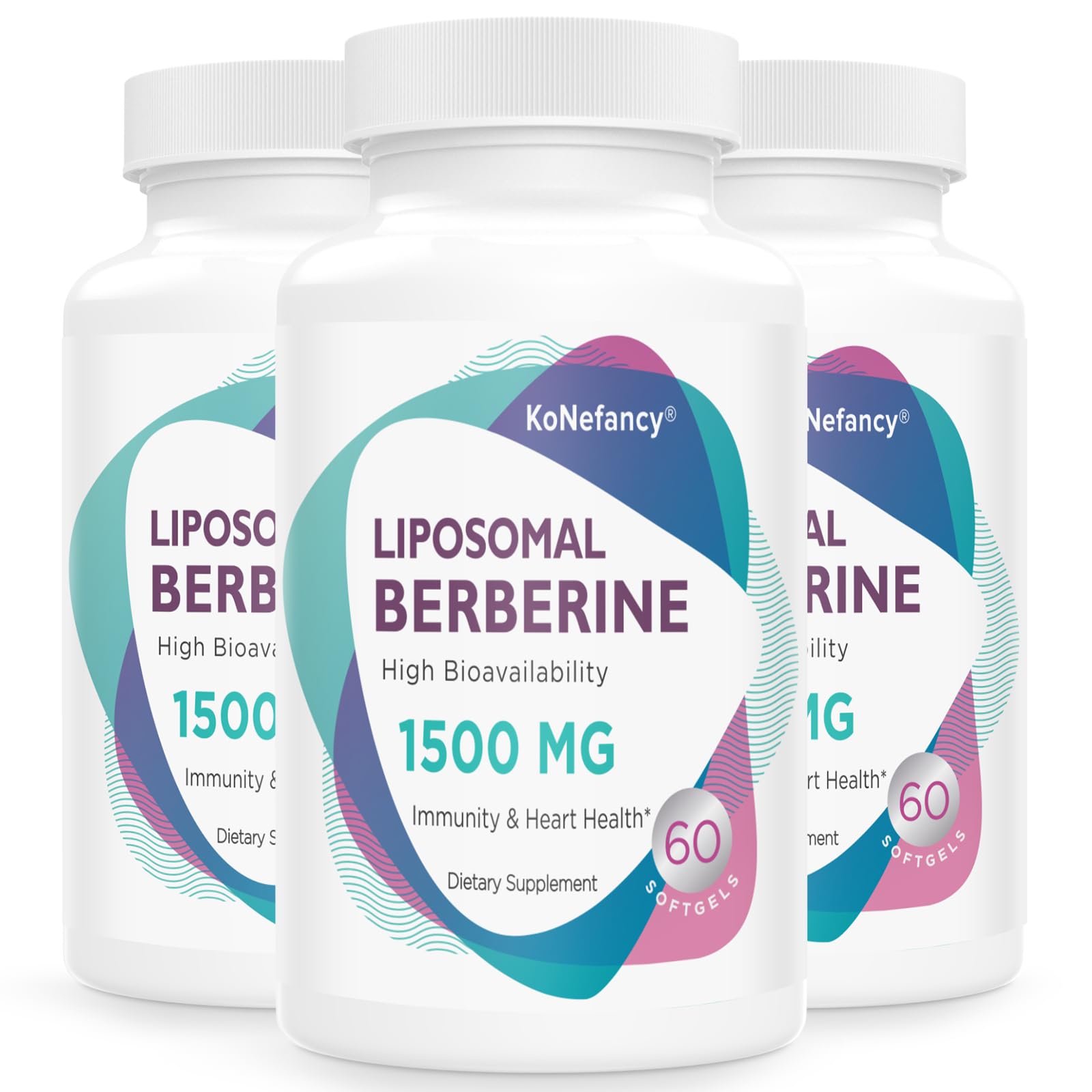Berberine HCL Supplement 1500mg - High Bioavailability Liposomal Berberine Capsules KoNefancy Au supplements