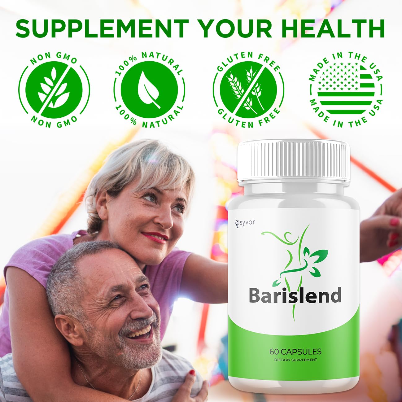 (3 Pack) Barislend Capsules, Official Barislend Pink Salt Pills with All Natural Ingredients, Bari-Slend Advanced Formula Vitamin Pills for Health and Wellness Support for Men and Women (180 Capsules) Syvor Au supplements