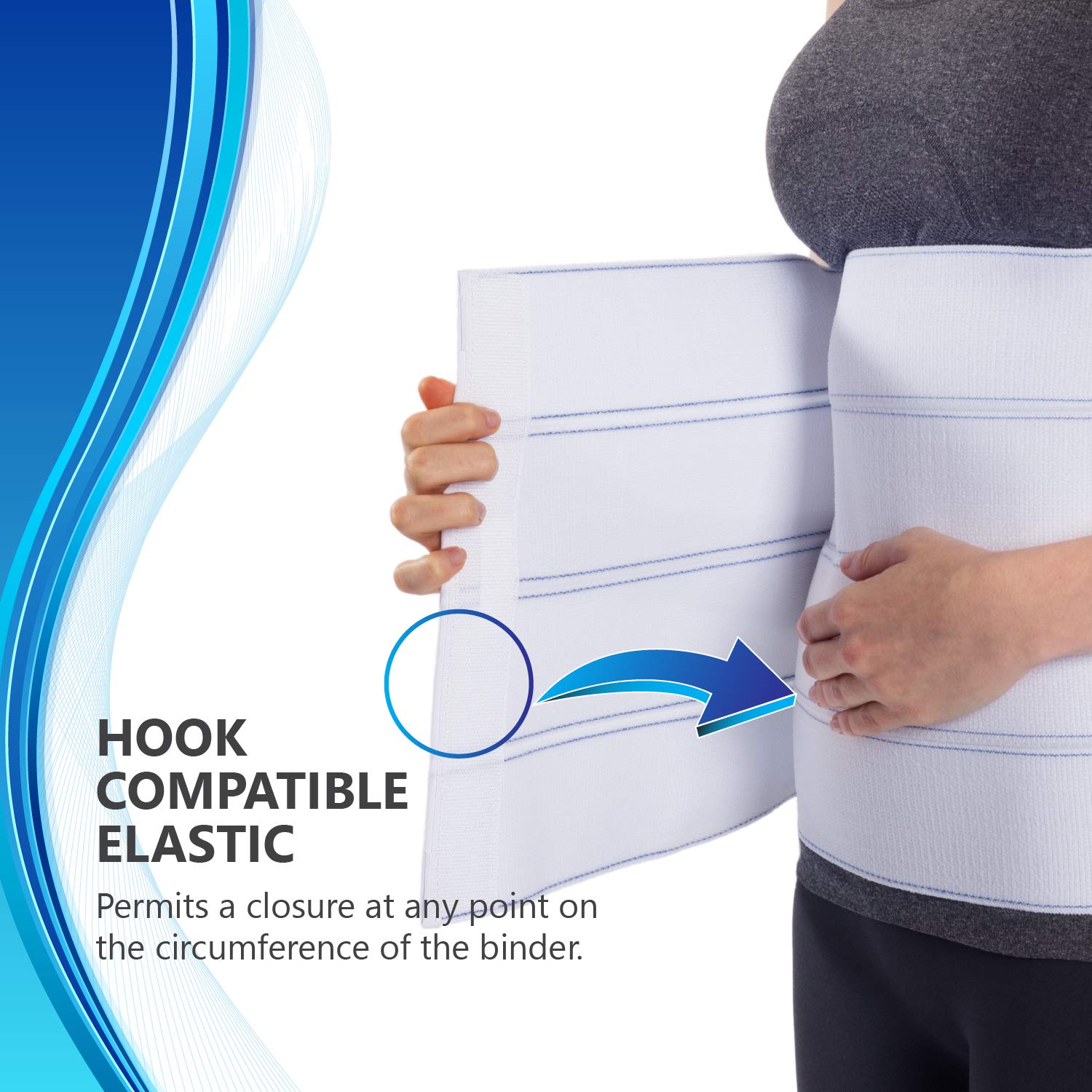 NYOrtho Abdominal Binder Lower Waist Support Belt - Compression Wrap for Men and Women NYOrtho Au supplements