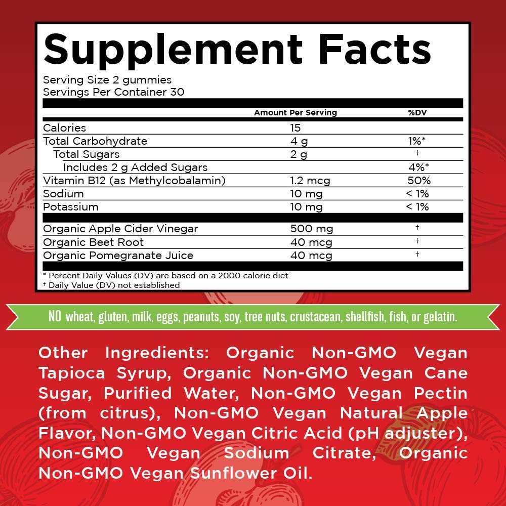 MaryRuth's Apple Cider Vinegar Gummies | ACV Gummies for Immune Support | Vegan MaryRuth Organics Au supplements