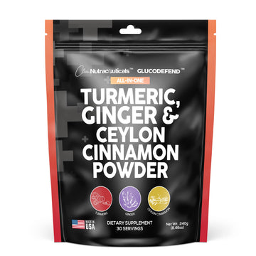 3in1 Turmeric Curcumin Ginger Root & Ceylon Cinnamon Powder Suppleme Clean Nutraceuticals Au supplements