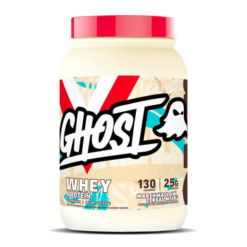 GHOST Whey Protein Powder, Marshmallow Cereal Milk - 2LB Tub, 25G of Protein GHOST Au supplements