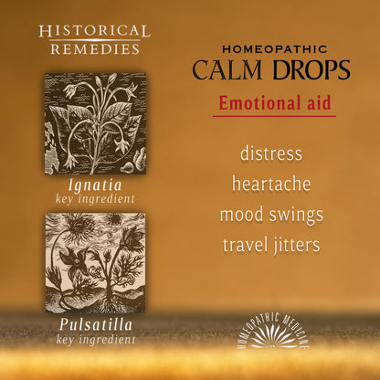 Historical Remedies Calm Drops Homeopathic Lozenges (1 Pack)| Natural Care for Emotional Stress Relief, Vegan & Gluten-Free Organic Vanilla Flavor Drops to Promote Relaxation and a Sense of Calm Historical Remedies buy supplements Au