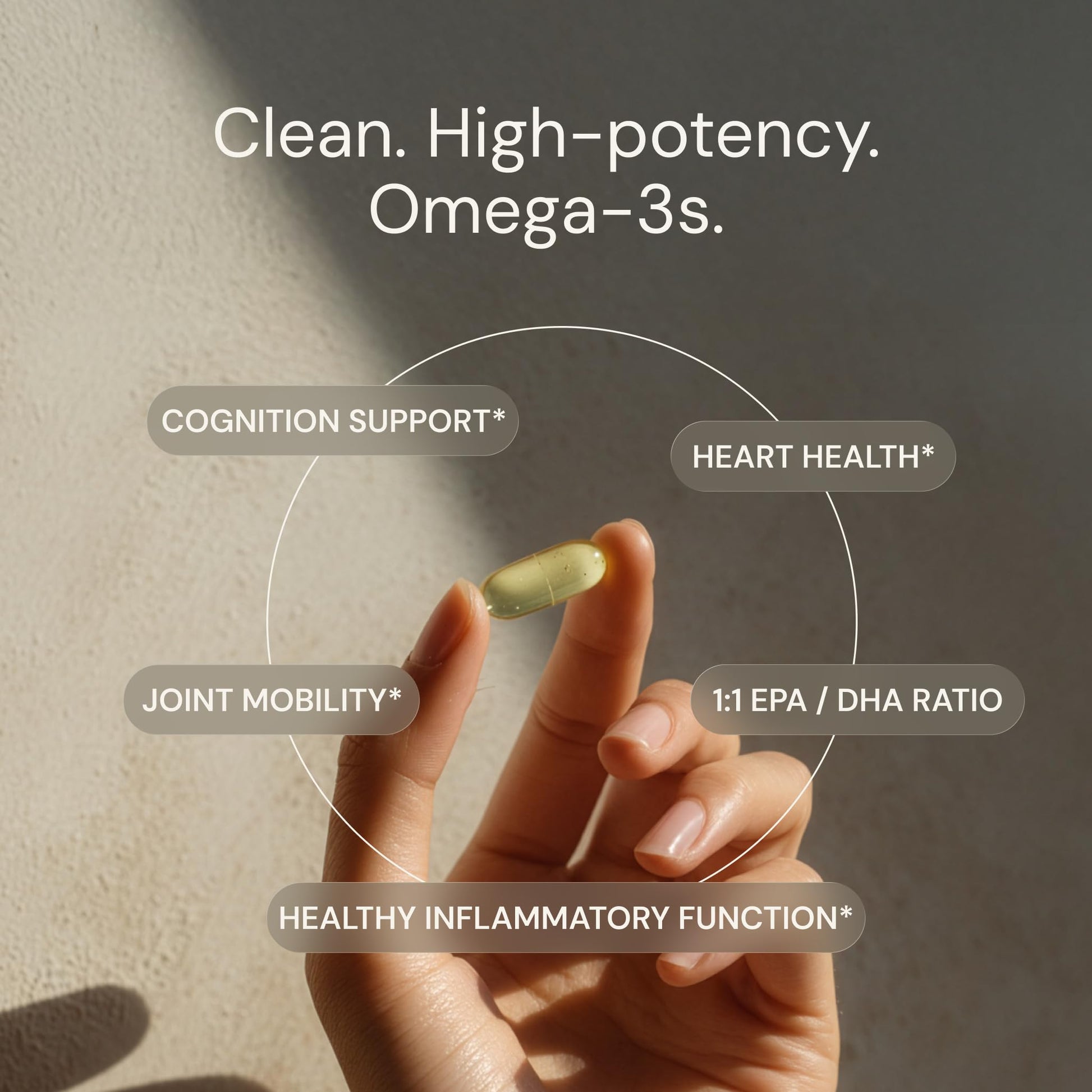 Blueprint Bryan Johnson Omega-3 - Vegan Algae Omega 3 Supplement with EPA/DHA - 800mg Plant-Based for Brain, Heart & Joint Support - High Absorption Triglyceride Form - 1:1 EPA/DHA Blueprint Bryan Johnson Au supplements