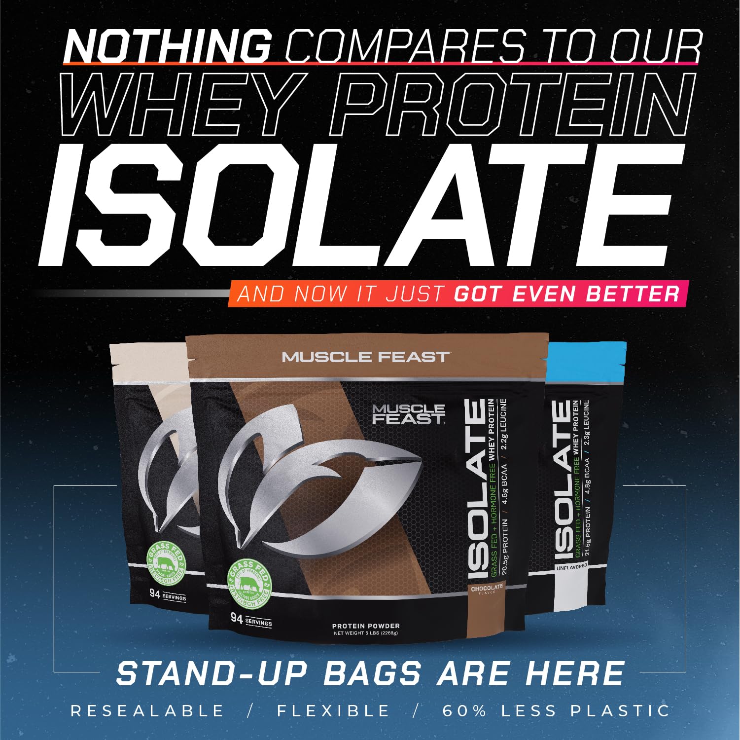 Muscle Feast Grass-Fed Whey Protein Isolate, All Natural Hormone Free Pasture Raised Muscle Feast Au supplements