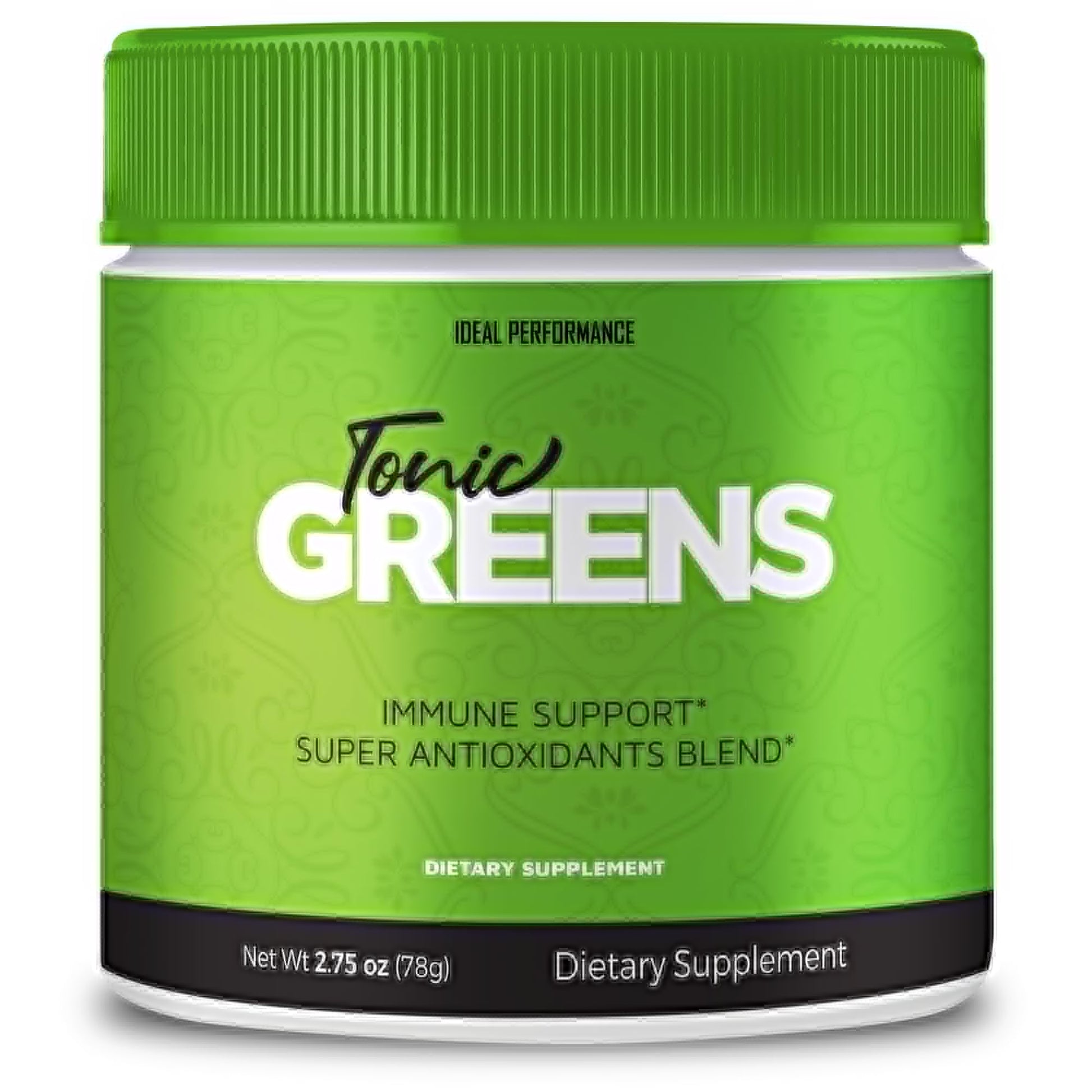 Tonic Greens Powder Vitamin Supplement Advanced Formula - Natural Green Blend Energy Supplement - Maximum Strength, TonicGreens BCAA, Tonic Greens All Natural Formula Powder Support Reviews (1 Pack) IDEAL PERFORMANCE Au supplements