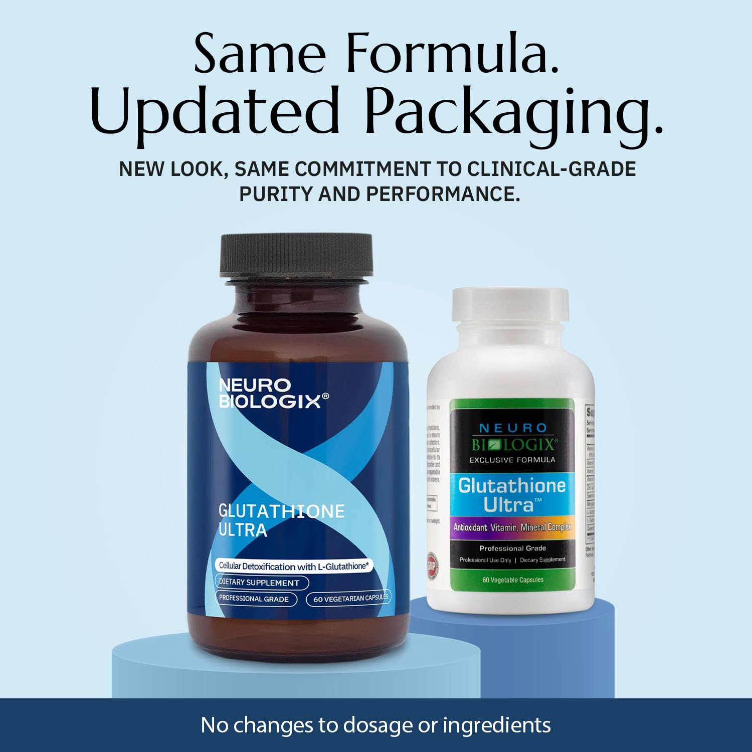 Neurobiologix Glutathione Ultra, L-Glutathione Antioxidant Complex with Vitamin C, A, B2, B6, Zinc, Selenium, Manganese, Taurine & Quercetin for Cellular Health, Gluten Free, 60 Vegetarian Capsules Neurobiologix Au supplements