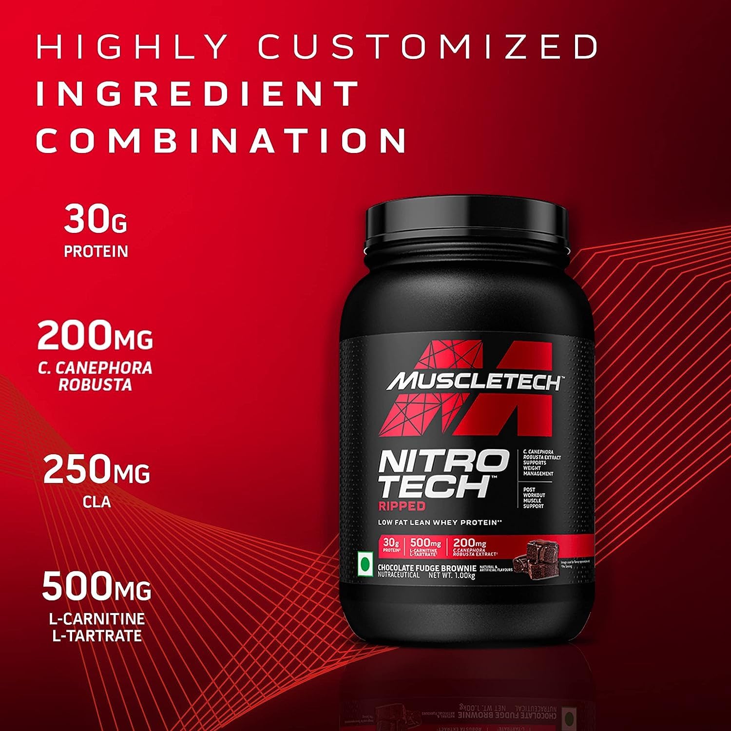Protein Powder for Weight Loss |MuscleTech Nitro-Tech Ripped |Whey Protein Powder MuscleTech Au supplements