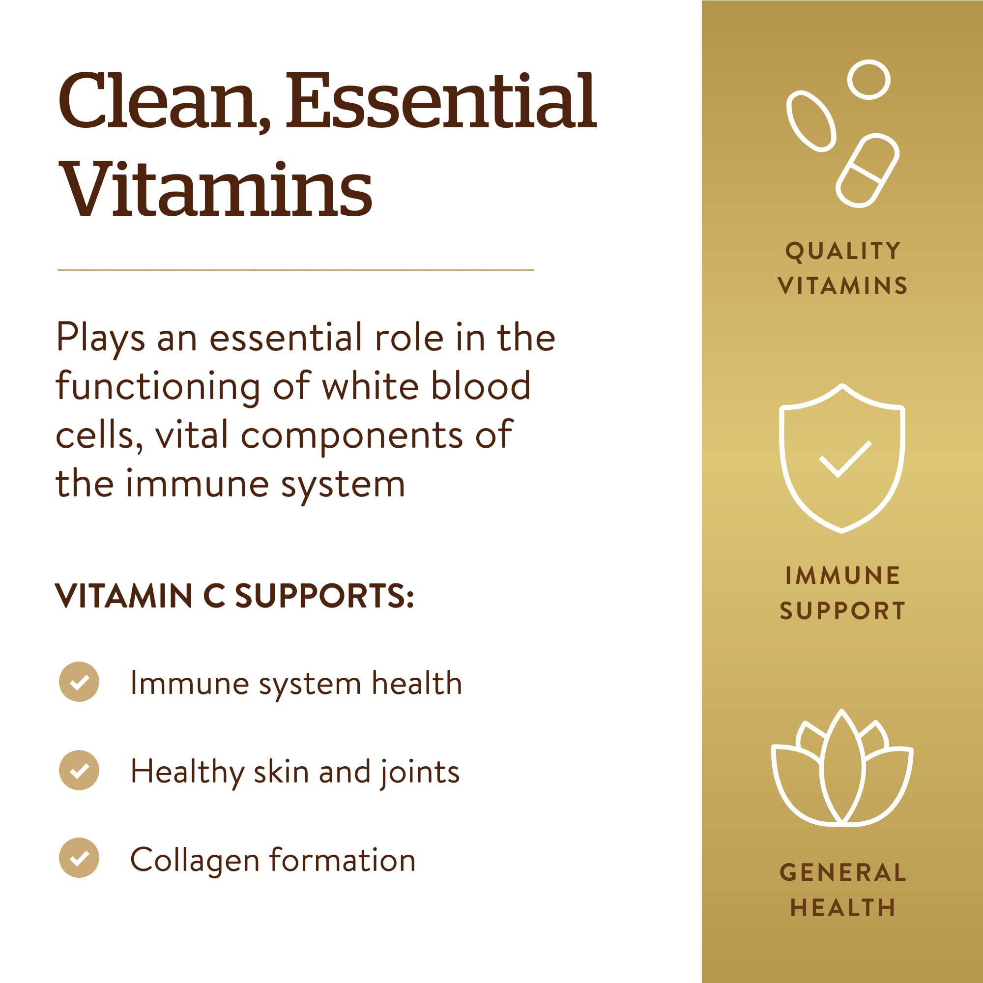 Solgar Vitamin C 1000mg - Healthy Immune System - Helps Fight Free Radicals - Vegan SOLGAR Au supplements