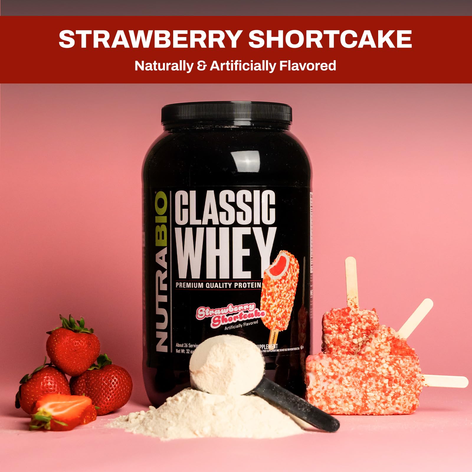 NutraBio Classic Whey Protein Powder - No Fillers, Artificial Colors, Preservatives NutraBio Au supplements