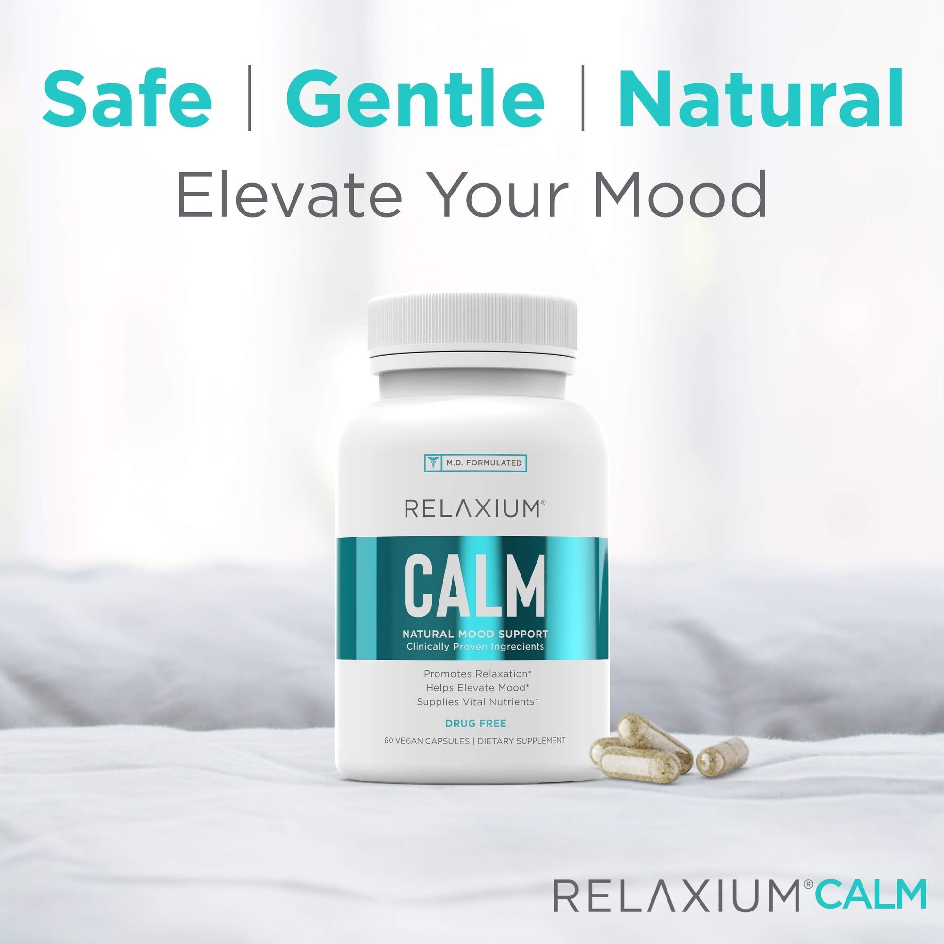Relaxium Calm, Non-Habit Forming, Stress & Mood Support Supplement Relaxium Au supplements