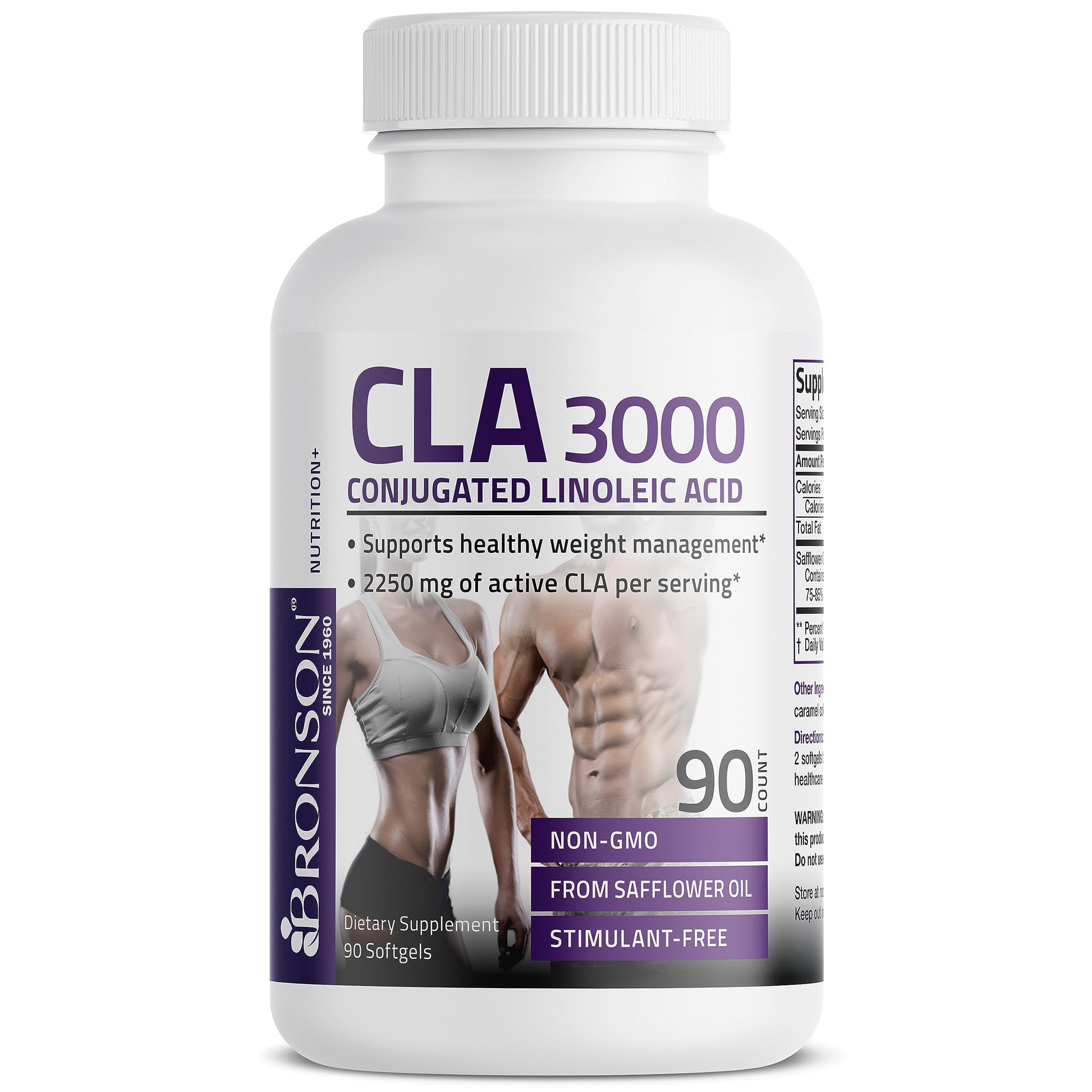 Bronson CLA 3000 Extra High Potency Supports Healthy Weight Managem Bronson Au supplements