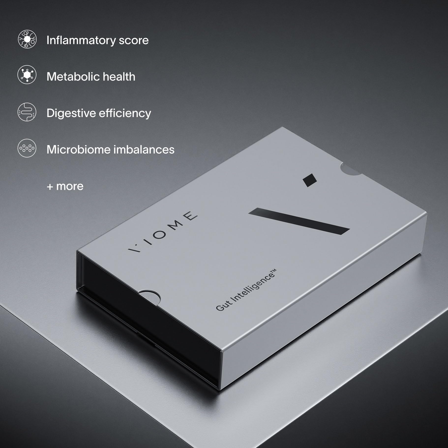 Viome at-Home Gut Intelligence Microbiome Test, 20 Health Scores, Stool Sample Test, Uncover Root Cause to GI Issues, Bloating, Irregular Bowel Movements, Skin Irritation, and Hormone Imbalances ViomeUS supplements