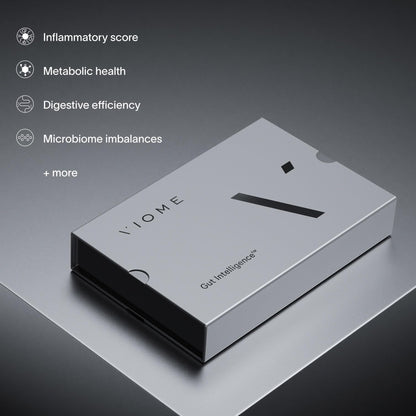 Viome at-Home Gut Intelligence Microbiome Test, 20 Health Scores, Stool Sample Test, Uncover Root Cause to GI Issues, Bloating, Irregular Bowel Movements, Skin Irritation, and Hormone Imbalances ViomeUS supplements