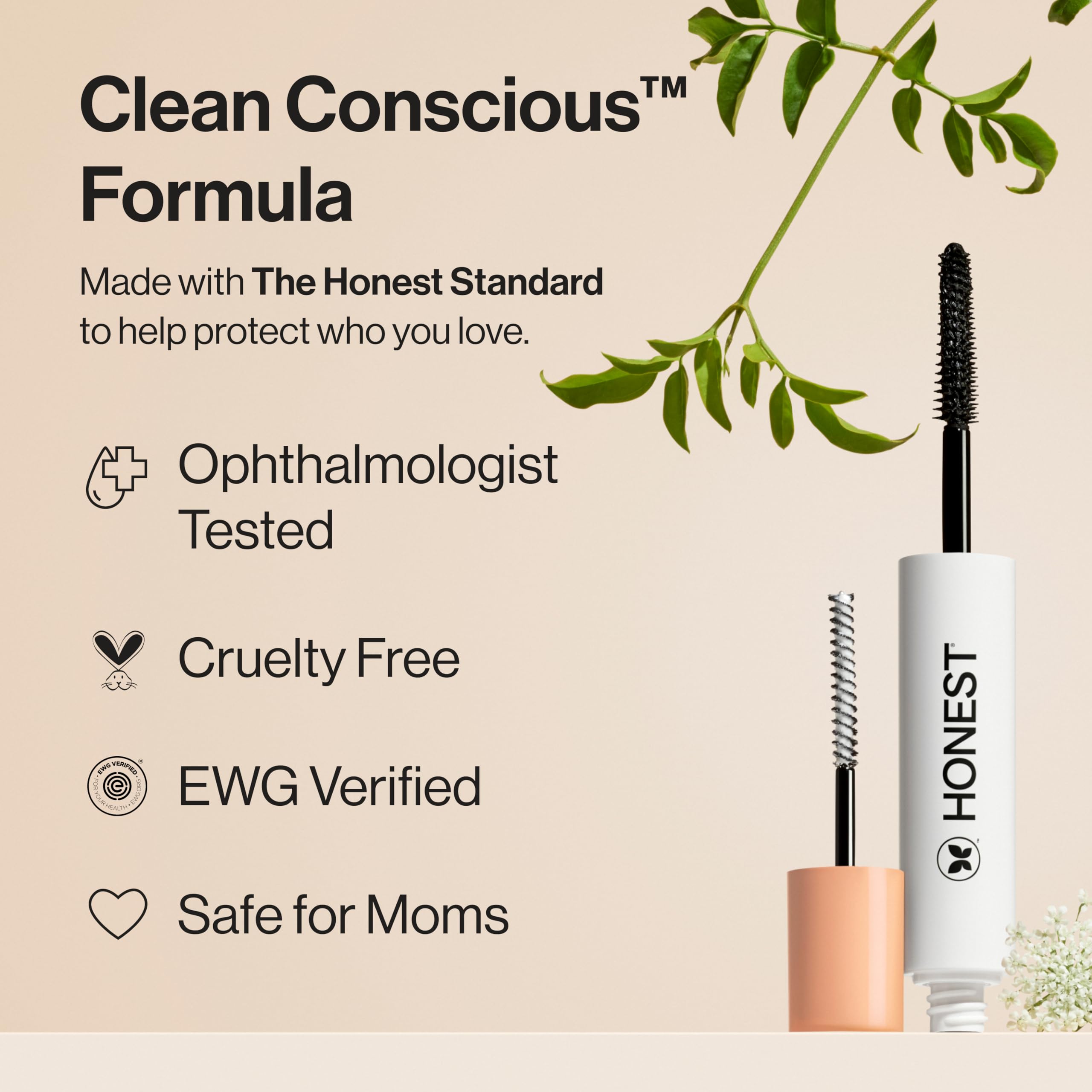 Honest Beauty 2-in-1 Extreme Length Clean Mascara + Lash Primer | Lengthening + Volumizing | Cruelty Free + Safe for Sensitive Eyes | Black, .27 fl oz Honest Beauty Au supplements