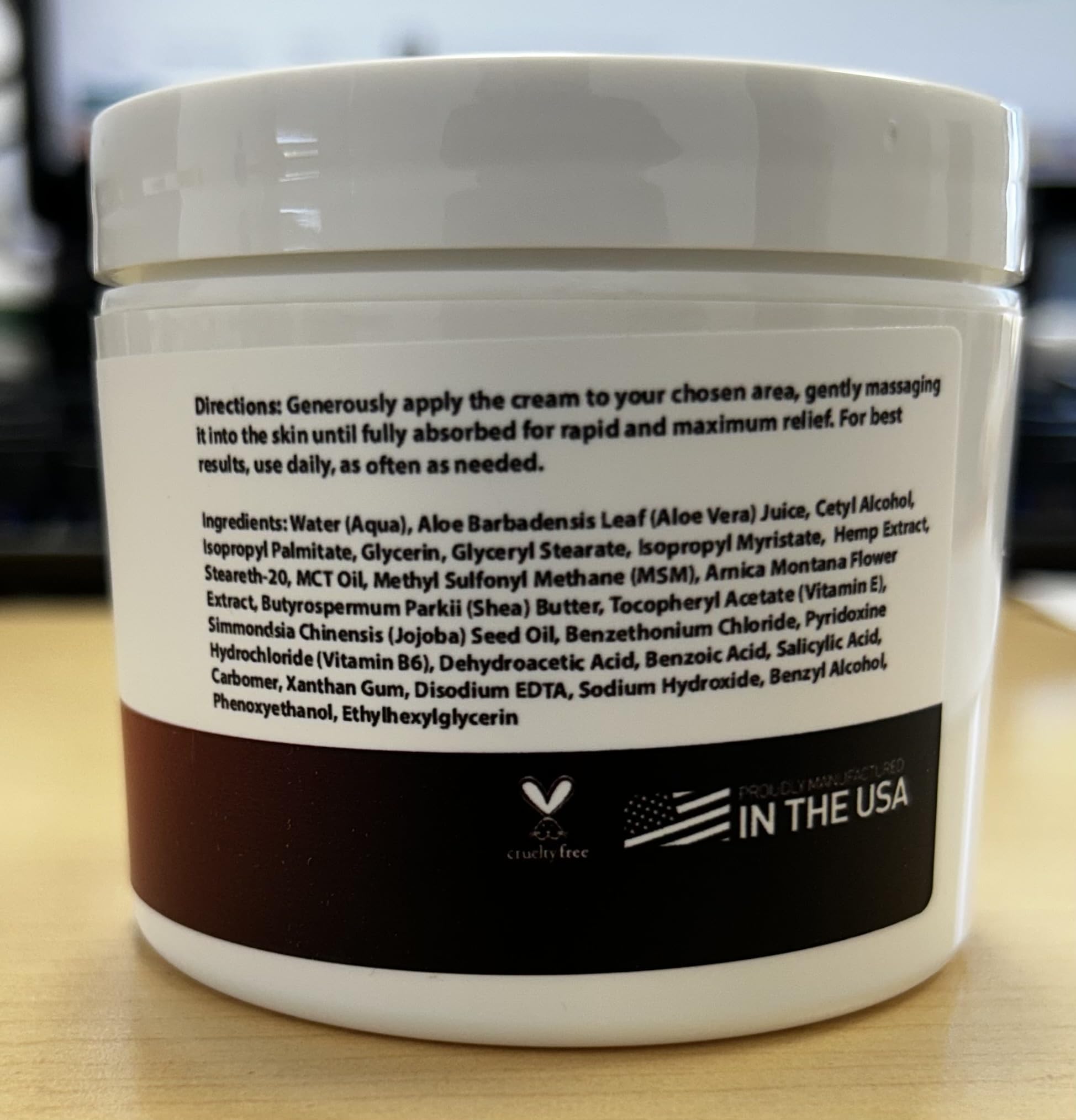 Medical Miracles Hemp Cream - Ideal for Hips, Joints, Neck, Back, Elbows, Fingers, Hands, and Knees (1000mg) Now NEW 4OZ Size Medical Miracles Au supplements