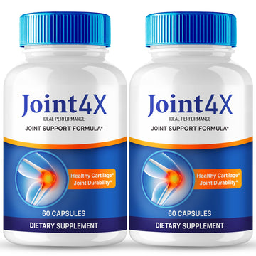 IDEAL PERFORMANCE Joint4X Joint Support Capsules, Official Joint-4X Supplement Pills, All-Natural Formula to Fortify Bones and Bolster Flexibility - Maximum Strength, Joint 4X Pills Reviews (2 Pack) IDEAL PERFORMANCE Au supplements