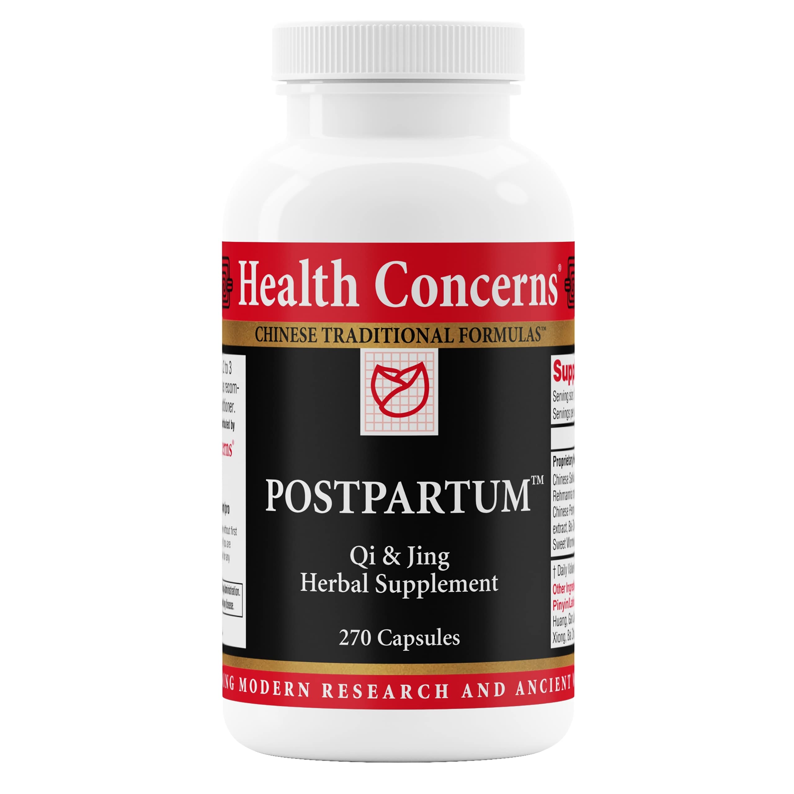 Health Concerns Postpartum – Recovery Support & Women's Hormonal Balance – Uterine Cleansing – Chinese Herbal Supplement for After Childbirth, Miscarriage or Surgery – 270 Capsules Health Concerns Au supplements