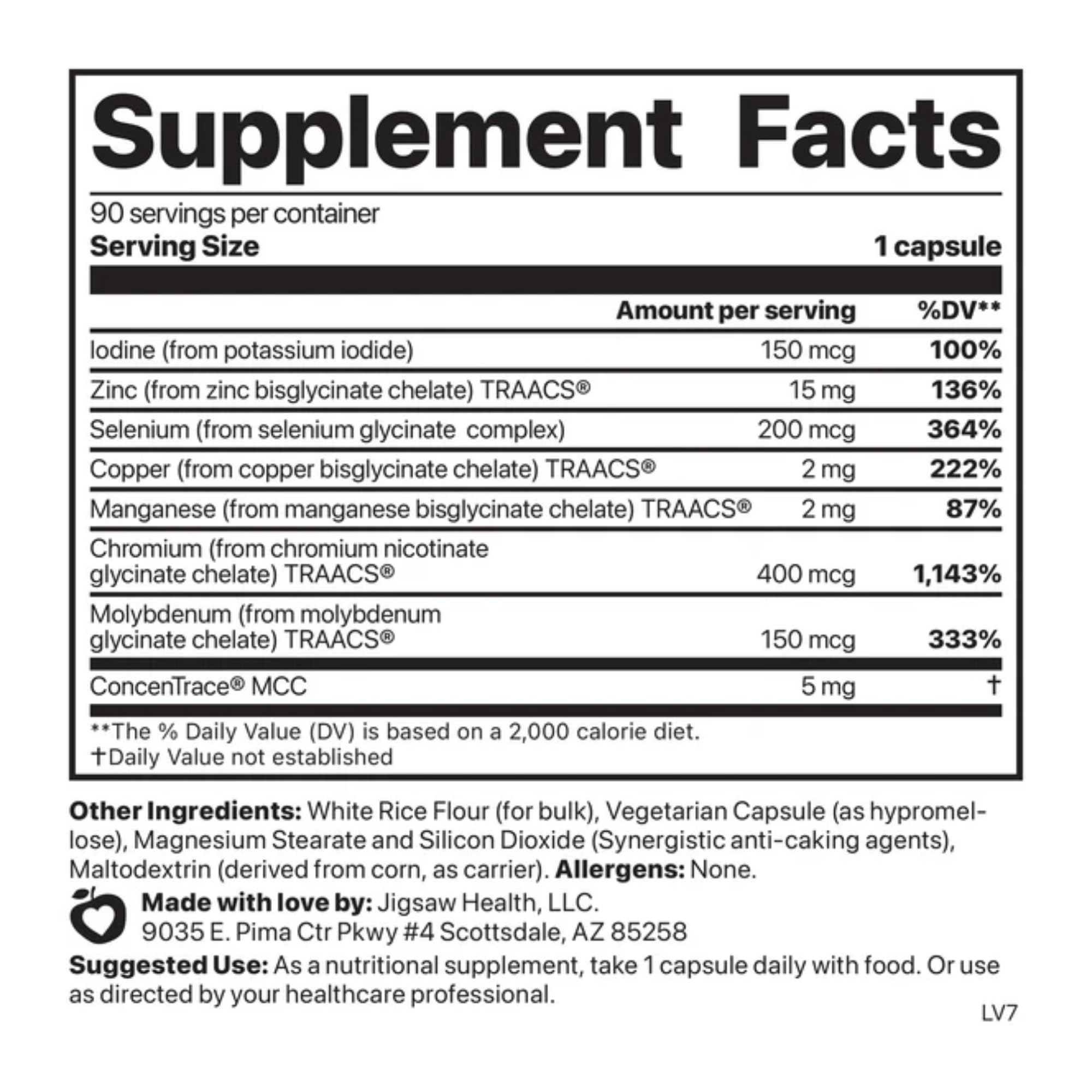 Jigsaw Health Multi-Mineral Essential Blend | 90 Capsules | 90 Servings Jigsaw Health Au supplements