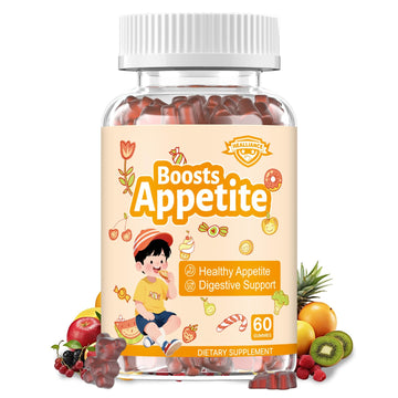 Appetite Booster Gummies for Kids Adults – Natural Blend of Hawthorn Zinc Carrot Supports Digestion Helps Increase Appetite, Promotes Healthy Eating Habits for Picky Eaters (Mixed Fruit Flavor) Healliance Au supplements