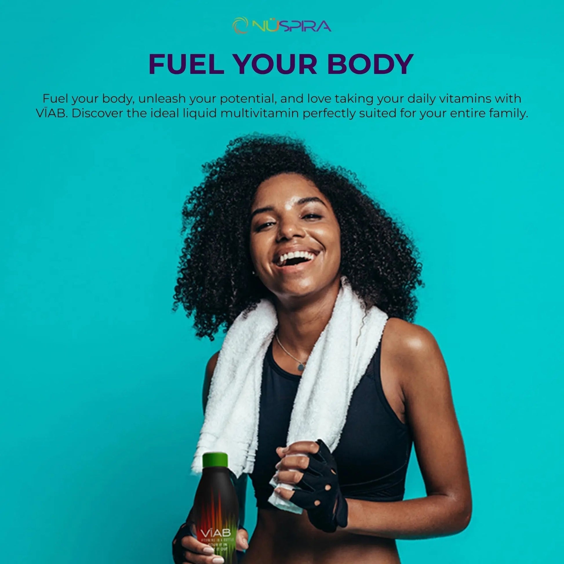 NüSpira - VĪAB Liquid Multi-Vitamin - Effortless Wellness for The Whole Family - Potent Blend of Vitamins & Minerals - Smooth Taste - 30oz NuSpira Au supplements