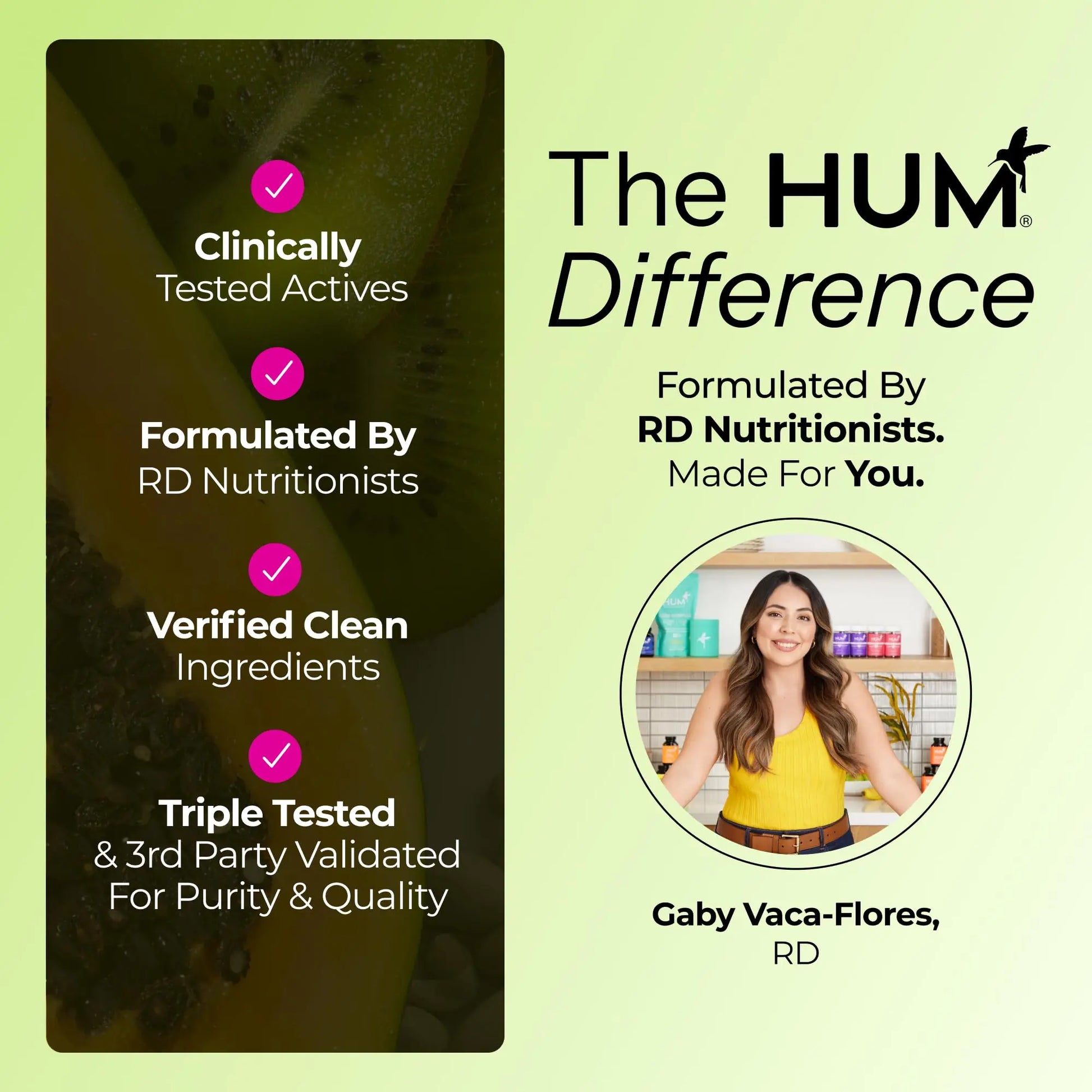 HUM Flatter Me Fiber Supplement for Women & Men, Prebiotics & Digestive Enzymes to Support Weight & Bloating, Digestive & Gut Health, Fiber Powder Drink Mix, Strawberry Lemon - 10 Servings HUM Au supplements