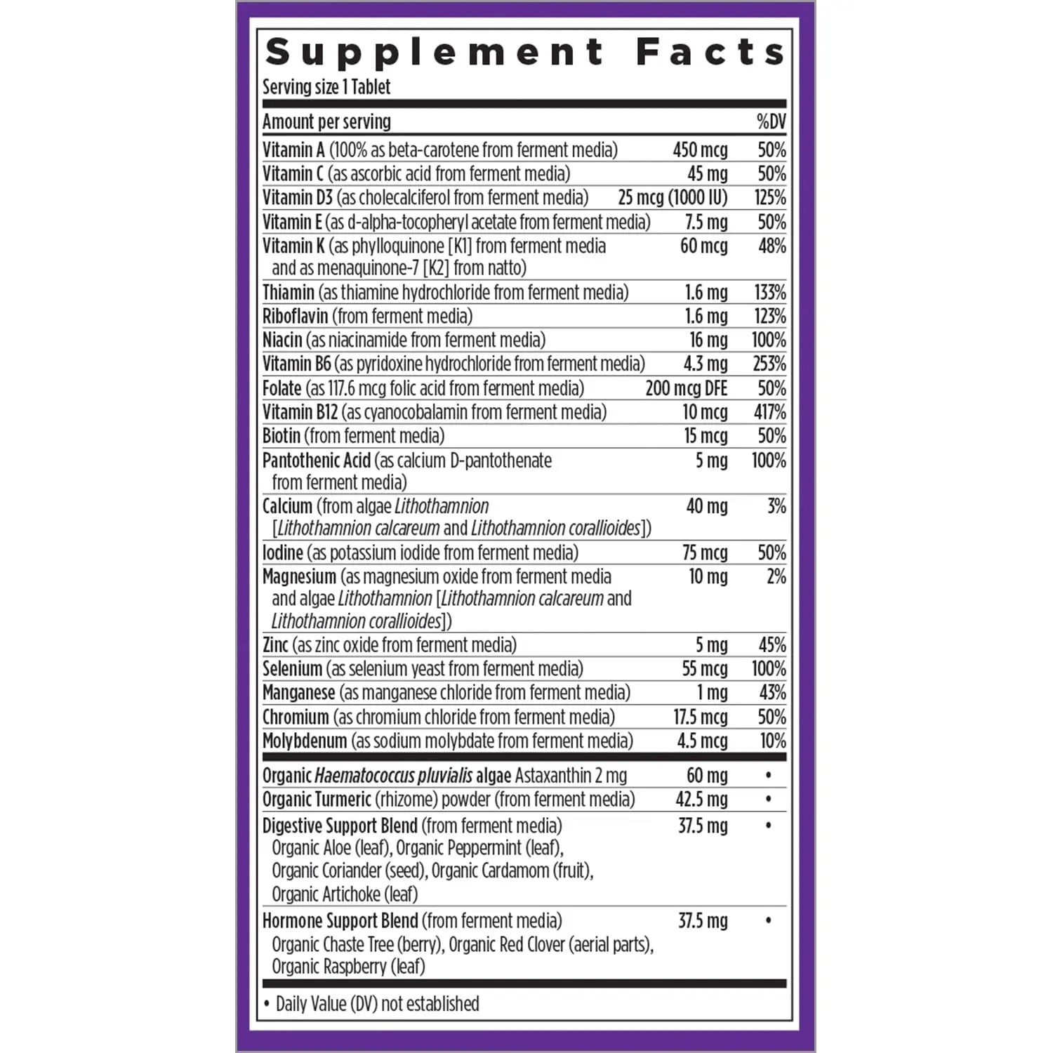 New Chapter Every Women's One Daily 55+ 90ct New Chapter Au supplements