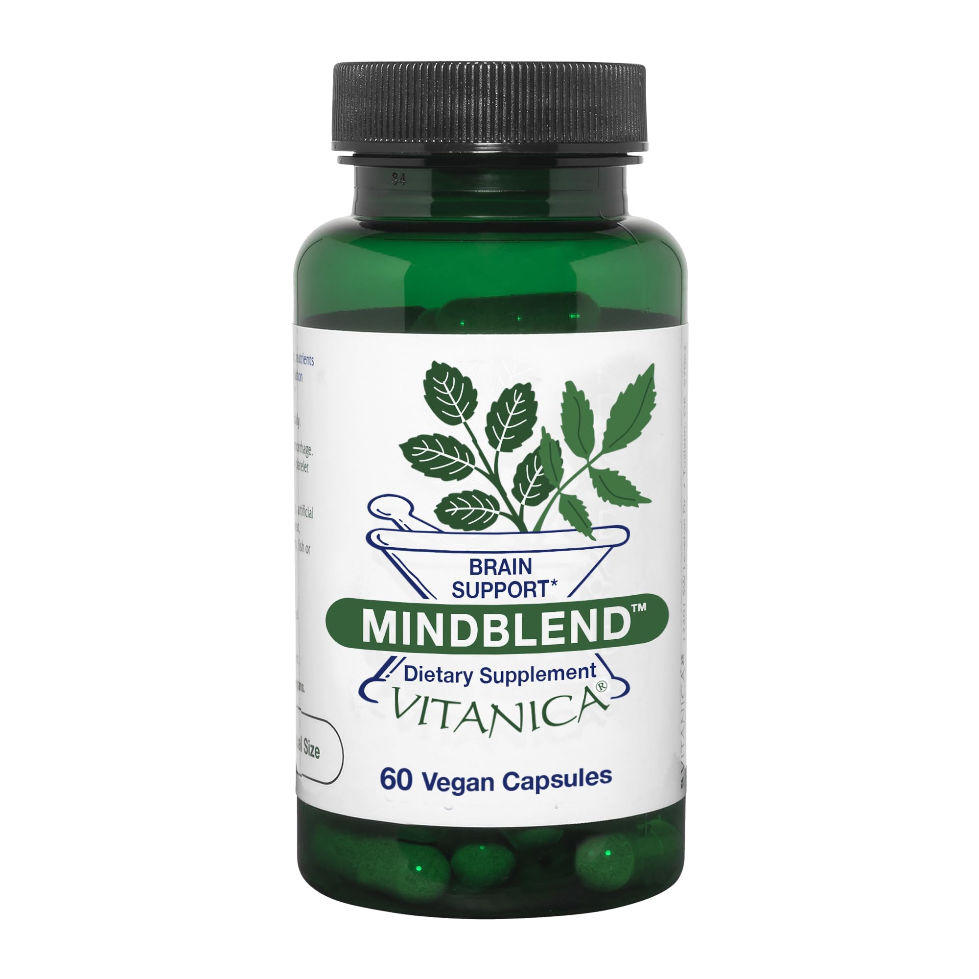 Vitanica MindBlend, Brain Support, Vegan, 60 Capsules Vitanica Au supplements
