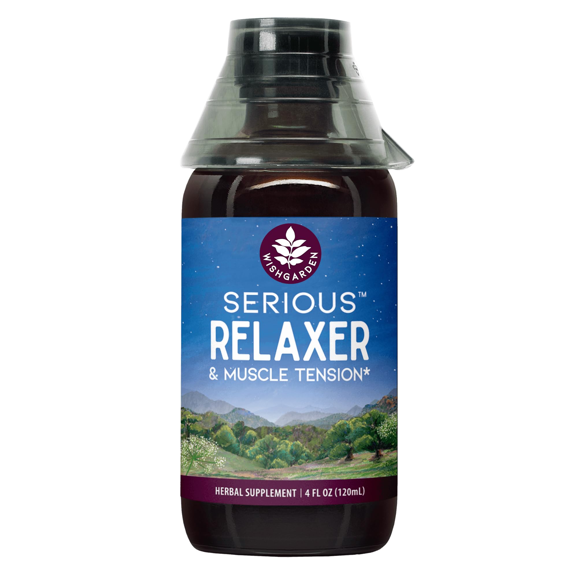 WishGarden Herbs Serious Relaxer, Liquid Herbal Muscle Relaxant with Wild Lettuce & Valerian Root, Eases Neck & Shoulder Tension, Tense Muscles, Muscle Spasms & Restless Legs, Non-GMO, Vegan, 4oz WishGarden Au supplements