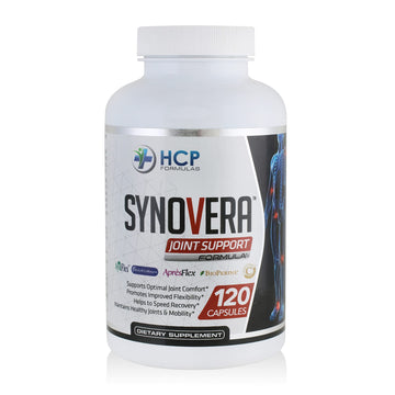 HCP Formulas - Synovera - Joint Support Complex with Turmeric Extract & Collagen - Mobility & Flexibility - Healthy Joints, Tendon, Ligament, and Synovial Tissue - Dietary Supplement - 120 Caps HCP Formulas Au supplements
