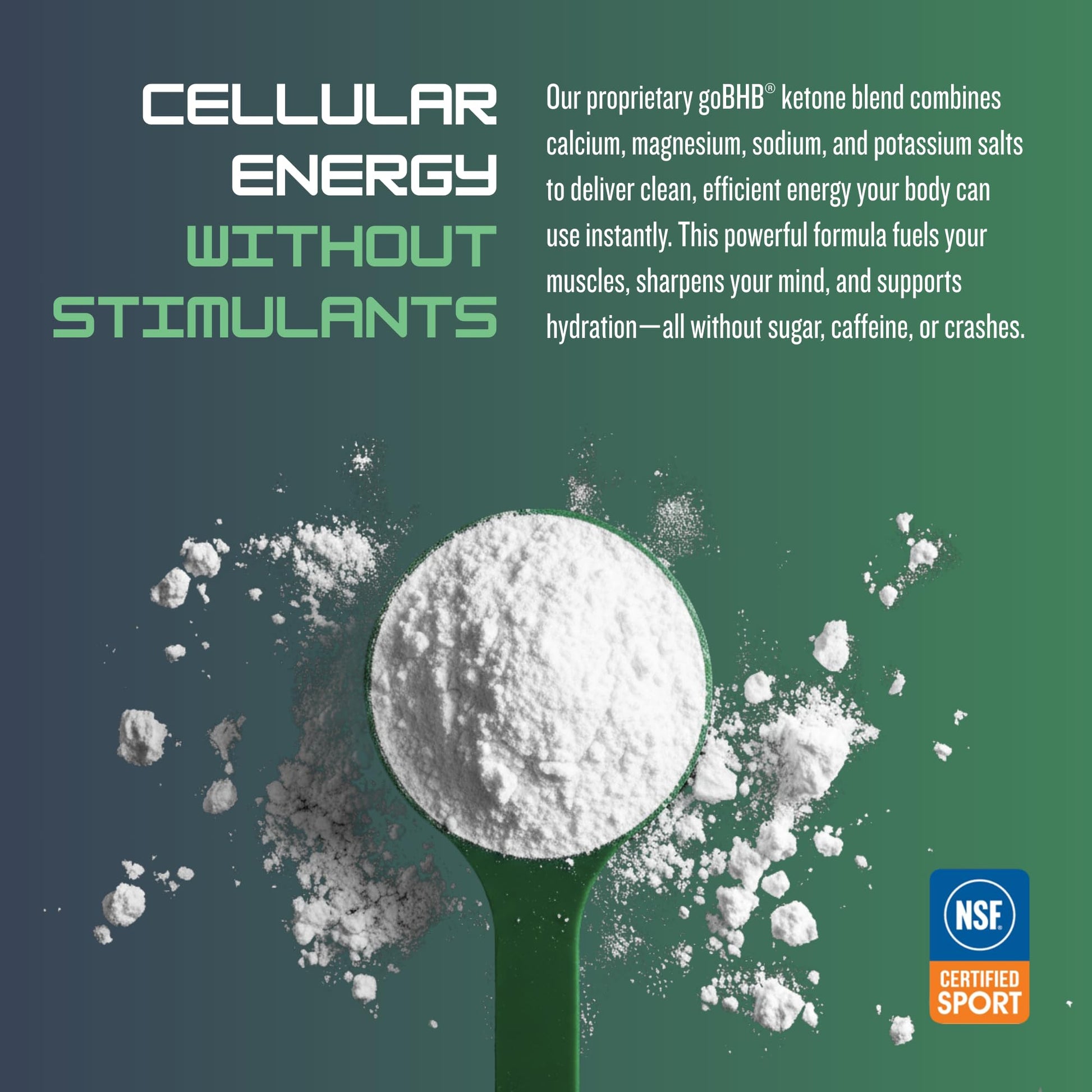 CleanForm Nutrition goBHB® Clean Energy Powder | NSF Sport Certified | Cellular Fuel with BHB Salts | Enhances Endurance, Mental Clarity, Hydration & Recovery | No Caffeine or Sugar | Neutral Flavor CleanForm Nutrition Au supplements
