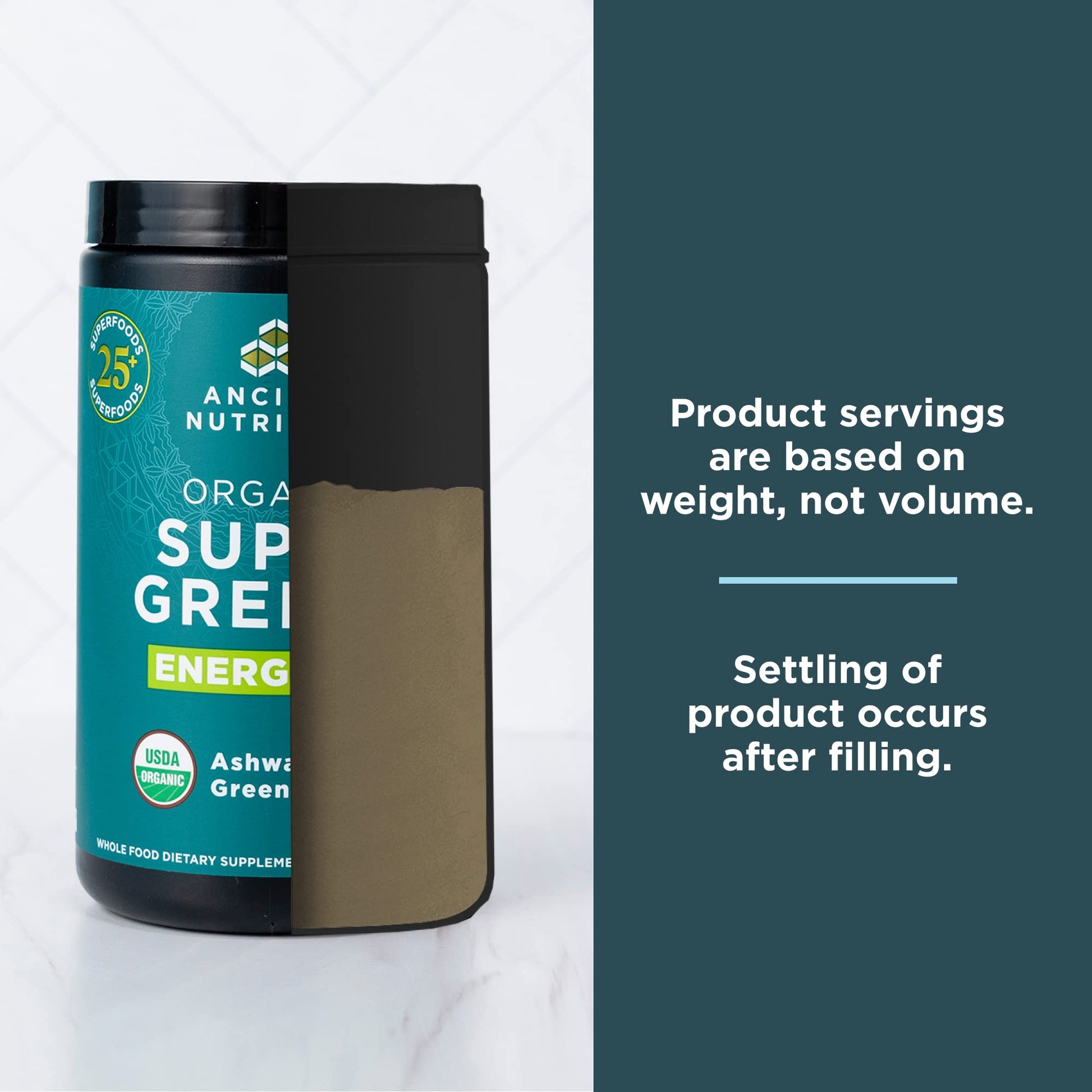 Ancient Nutrition Supergreens Energizer Powder, Organic Superfood Powder with Caffeine Ancient Nutrition Au supplements