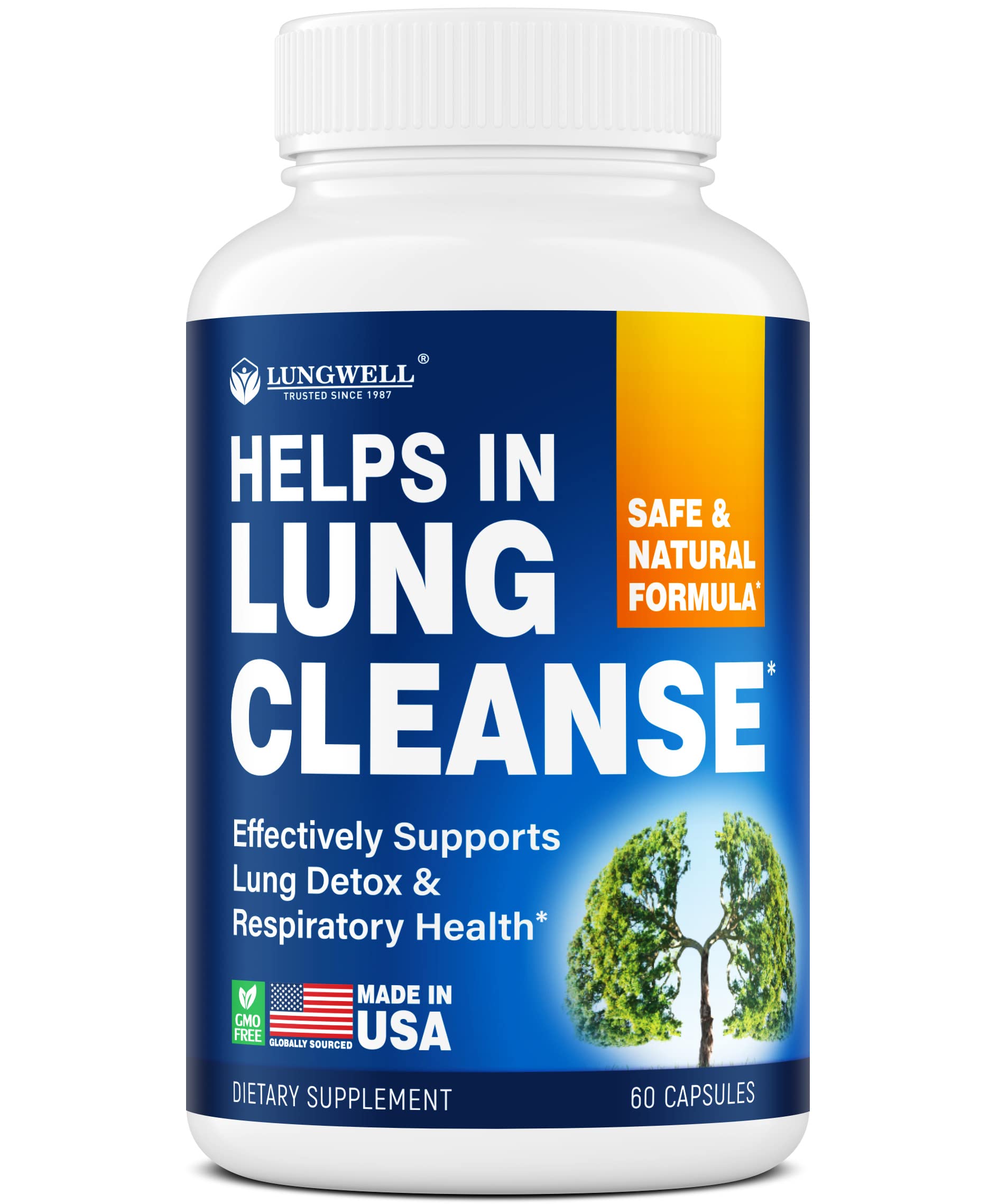 LUNGWELL Quit Smoking Aid - Made in USA - Helps to Clear Lungs & Stop LUNGWELL Au supplements