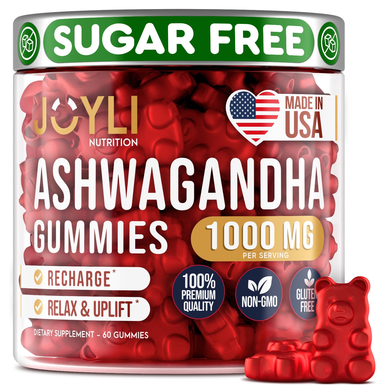 Ashwagandha Gummies for Women & Men - Natural Calm Gummies with Ashwagandha JOYLI Nutrition Au supplements