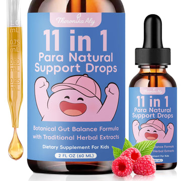 Theronika Aly Parasite Cleanse for Humans & Kids – Advanced Herbal Blend with Black Walnut, Wormwood, Clove, Digestive & Gut Balance Support, Alcohol-Free Liquid Drops, 30 Servings Theronika Aly Au supplements