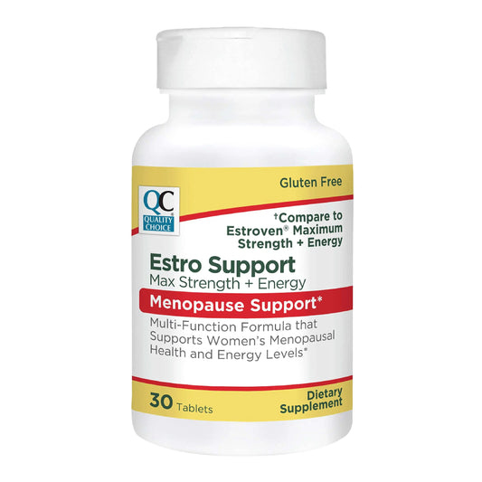 Quality Choice Estro Support Max + Energy Tablets Menopause Support 30 Count Quality ChoiceAU supplements