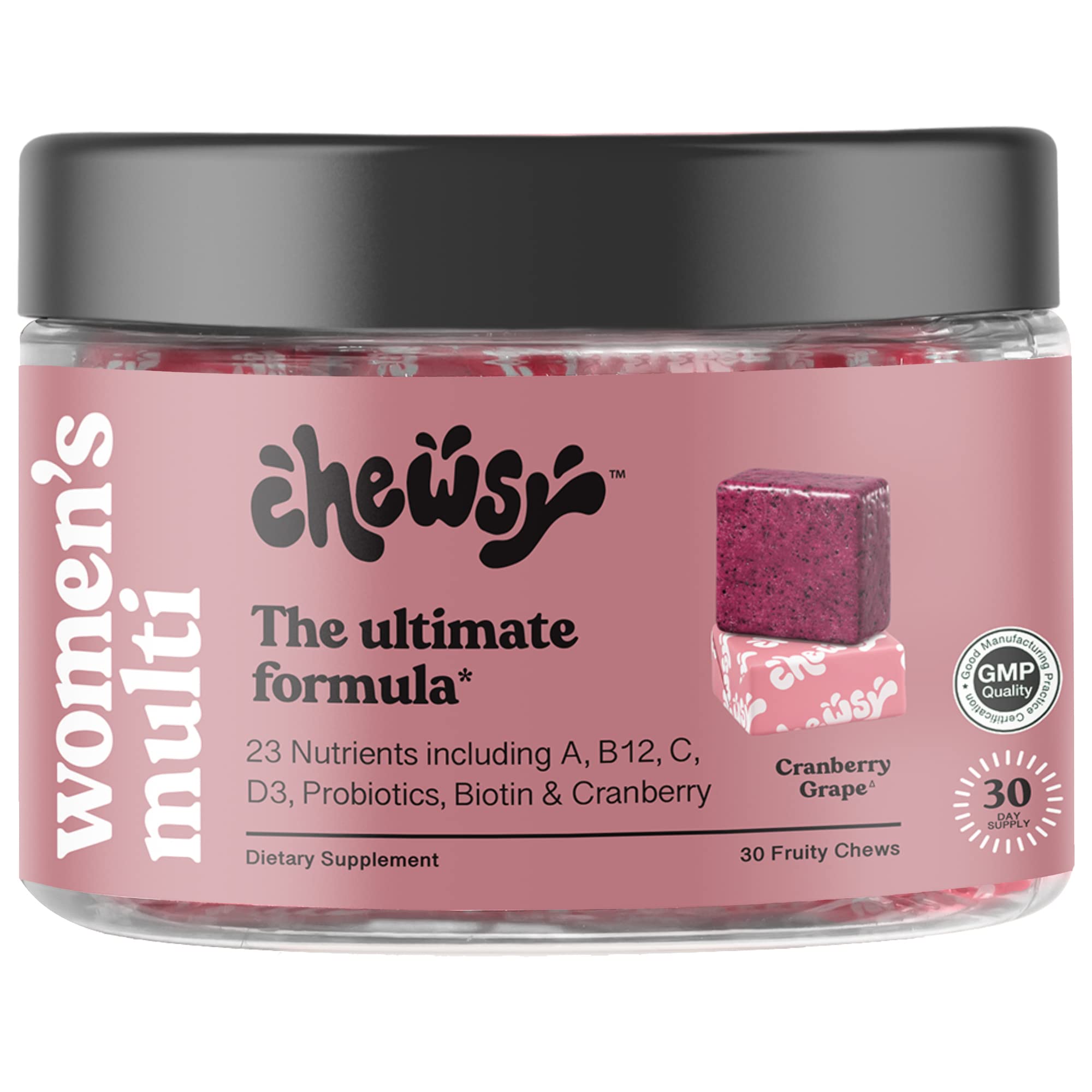 Chewsy Women's Multivitamin Chews, Immune & Energy Support, Vitamins C, B12, A, D, E CHEWSY Au supplements