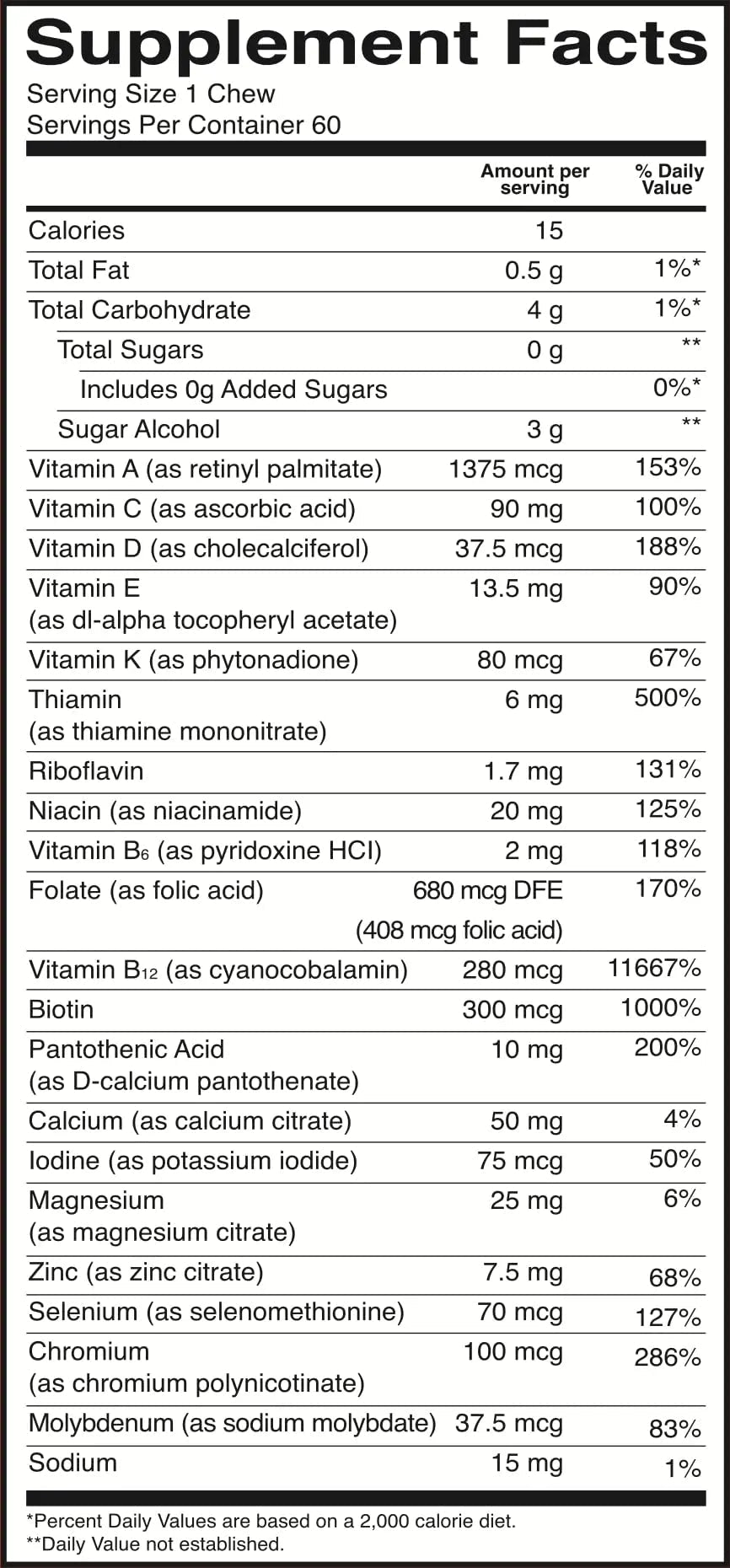 BariatricPal Iron-Free Multivitamin Soft Chew - Fruit Punch (60 Count) BariatricPal Au supplements