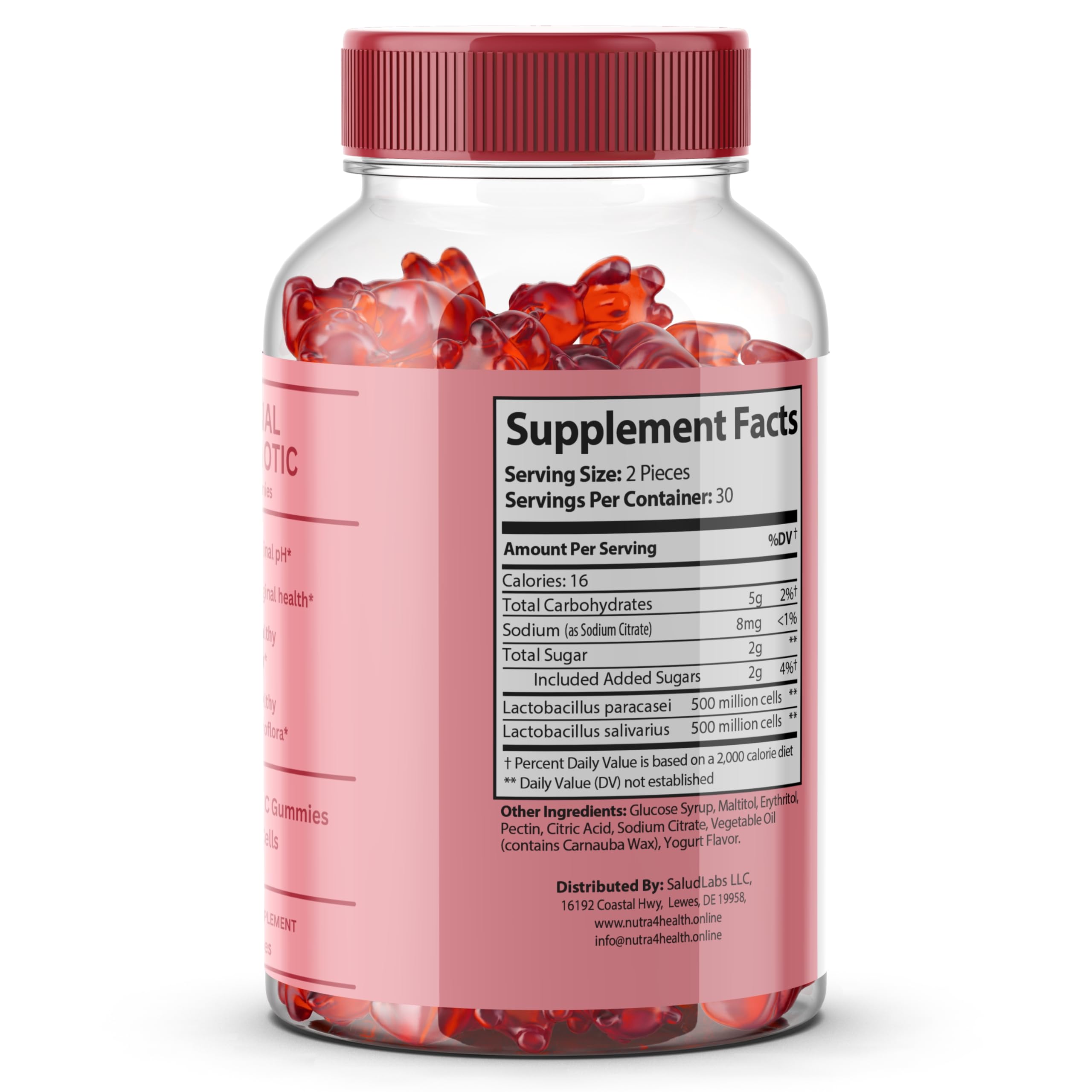 FEM Vaginal Probiotic Gummies for Women - Promotes pH Balance, Healthy Vaginal Odor & Urinary nutra4health Au supplements